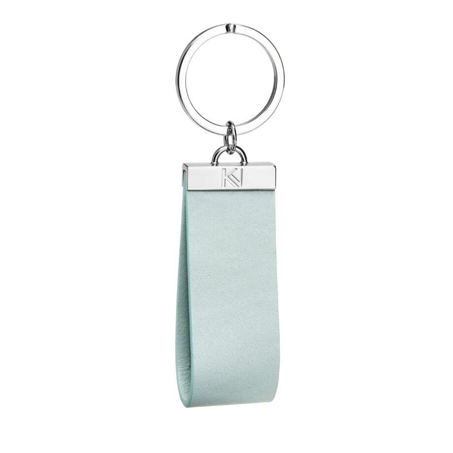 Porte-clés en cuir vert pastel - L'Ingénieux - Accessoires - Karen Vogt