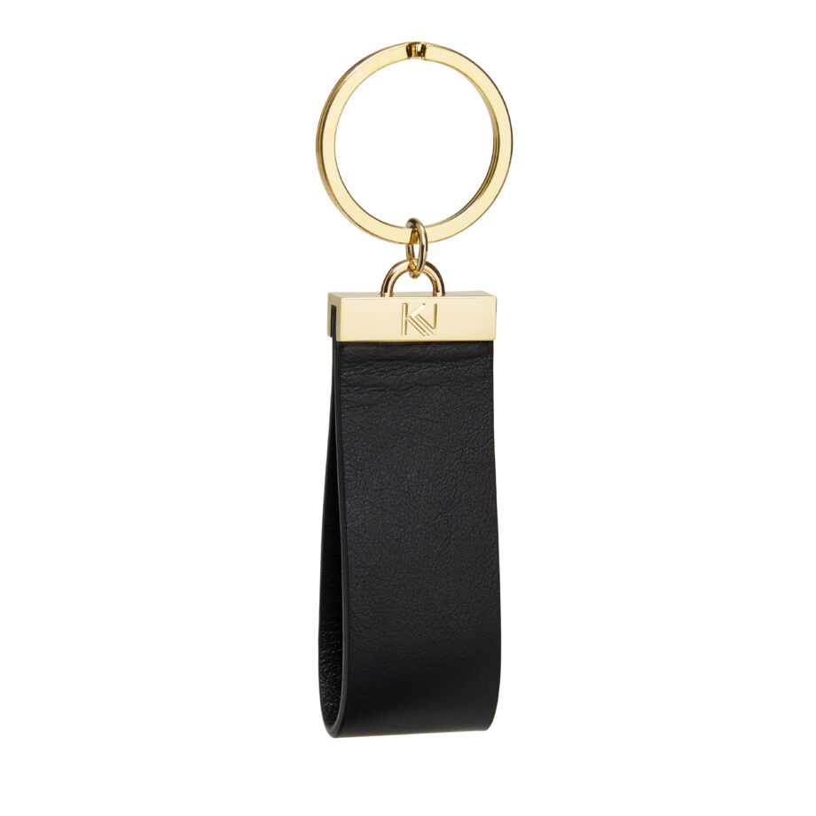 Porte-clés en cuir noir - L'Ingénieux - Accessoires - Karen Vogt